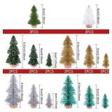 KUUQA 30Pcs Multicolor Mini Christmas Village Trees Bottle Brush Trees Trees Sisal Snow Frosted Trees Tabletop Trees for Christmas House Deocrations Diorama Models, Small Size Trees KUUQA 30Pcs Multicolor Mini Christmas Village Trees Bottle Brush Trees Trees Sisal Snow Frosted Trees Tabletop Trees for Christmas House Deocrations Diorama Models, Small Size Trees