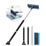 helloleiboo 2025 Extra Long 55.7\' Ice Scrapers for Car Windshield Multi-Functional Detachable Car Ice Scraper with Foam Grip and 270° Pivoting Brush Head Snow Brush for SUV Truck Auto (Blue) helloleiboo 2025 Extra Long 55.7\' Ice Scrapers for Car Windshield Multi-Functional Detachable Car Ice Scraper with Foam Grip and 270° Pivoting Brush Head Snow Brush for SUV Truck Auto (Blue)
