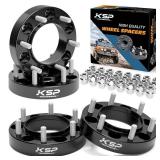 KSP 1.25\' Wheel Spacers for Tacoma 6 Lug Wheel,4pcs 6x5.5 Hubcentric Spacer fit for 4runner Tundra Fj Cruiser Sequoia,32mm Forged Spacer with 12x1.5 Stud 106mm Center Bore,6x139.7 Aluminum Tire Space KSP 1.25\' Wheel Spacers for Tacoma 6 Lug Wheel,4pcs 6x5.5 Hubcentric Spacer fit for 4runner Tundra Fj Cruiser Sequoia,32mm Forged Spacer with 12x1.5 Stud 106mm Center Bore,6x139.7 Aluminum Tire Space