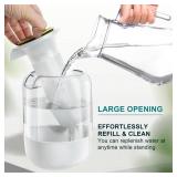 Humidifier with Double Nozzle, 2.2L Humidifiers for Bedroom, 26dB Quiet Dual Spray Cold Mist Humidifier for Plants, Office, and Home Baby Nursery, 3 Gear and Night Light, Easy to Fill & Clean Humidifier with Double Nozzle, 2.2L Humidifiers for Bedroom, 26dB Quiet Dual Spray Cold Mist Humidifier for Plants, Office, and Home Baby Nursery, 3 Gear and Night Light, Easy to Fill & Clean