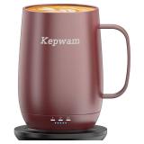 Kepwam Heated Coffee Mug T2-Plus, 20oz Leading Large Capacity Self Heating Mug, Up to 8 Hrs Battery & Hot Up to 149â, Smart Coffee Mug for Women, Men Kepwam Heated Coffee Mug T2-Plus, 20oz Leading Large Capacity Self Heating Mug, Up to 8 Hrs Battery & Hot Up to 149â, Smart Coffee Mug for Women, Men