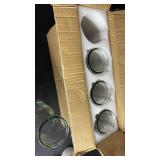 NETANY Set of 4 Glass Carafe with Lid, 1 Liter Beverage Serveware Carafe, Clear Glass Pitcher for Mimosa Bar, Brunch, Cold Water, Juice, Milk, Iced Tea, Lemonade NETANY Set of 4 Glass Carafe with Lid, 1 Liter Beverage Serveware Carafe, Clear Glass Pitcher for Mimosa Bar, Brunch, Cold Water, Juice, Milk, Iced Tea, Lemonade