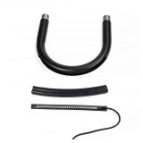 Porotmotor 230mm Motorcycle Rear Seat Frame Hoop Loop Rear Seat Seat Frame Mounting Bracket with LED Brake Turn Tail Lights for Cafe Racer Scrambler Porotmotor 230mm Motorcycle Rear Seat Frame Hoop Loop Rear Seat Seat Frame Mounting Bracket with LED Brake Turn Tail Lights for Cafe Racer Scrambler