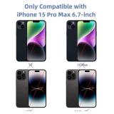 15 Pro Max Back Glass Replacement Kit with Plate & Flex Cable and All Parts, White Titanium, 6.7 Inch for iPhone 15Pro Max Back Cover Glass, with Repair Tools (White Titanium) 15 Pro Max Back Glass Replacement Kit with Plate & Flex Cable and All Parts, White Titanium, 6.7 Inch for iPhone 15Pro Max Back Cover Glass, with Repair Tools (White Titanium)