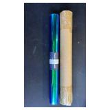 AuMoHall Holographic Laser Green to Blue Chrome Car Vinyl Wrap Glossy Chameleon Vehicle Vinyl Film Car Motorcycle Color Changing Film, 59.84'' x 11.81'' AuMoHall Holographic Laser Green to Blue Chrome Car Vinyl Wrap Glossy Chameleon Vehicle Vinyl Film Car Motorcycle Color Changing Film, 59.84'' x 11.81''