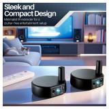 TNP Wireless IR Repeater Kit - Universal Remote Control Infrared Receiver and Transmitter with Head Eye IR Blaster Kit Emitter Booster for Cable Box of TV, Remote Control, CD DVD Blu-Ray Player TNP Wireless IR Repeater Kit - Universal Remote Control Infrared Receiver and Transmitter with Head Eye IR Blaster Kit Emitter Booster for Cable Box of TV, Remote Control, CD DVD Blu-Ray Player