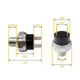 Air Pressure Switch 120-150 PSI Tank Mount Type Thread 1/4\' NPT 12V 24V DC Air Compressor Pressure Switch for Air Train Horn 120-150 1/4 inch Air Pressure Switch 120-150 PSI Tank Mount Type Thread 1/4\' NPT 12V 24V DC Air Compressor Pressure Switch for Air Train Horn 120-150 1/4 inch