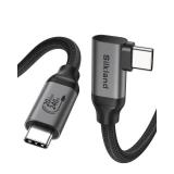 Silkland 20Gbps USB C Data Cable Right Angle, Short 1.6FT 90 Degree USB C 3.2 Gen 2x2 High Speed Data Transfer Cable, 5K/4K 60Hz Monitor Display, 240W PD, Type C Compatible for SSD, Hub, Dock,eGPU Silkland 20Gbps USB C Data Cable Right Angle, Short 1.6FT 90 Degree USB C 3.2 Gen 2x2 High Speed Data Transfer Cable, 5K/4K 60Hz Monitor Display, 240W PD, Type C Compatible for SSD, Hub, Dock,eGPU