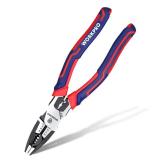 WORKPRO 6-in-1 Linesman Pliers with Wire Cutter and Stripper, 8 Inch Multipurpose Combination Pliers, Premium CRV Steel Hand Tool Plier for Twisting Cutting Wires and Clamping Screws WORKPRO 6-in-1 Linesman Pliers with Wire Cutter and Stripper, 8 Inch Multipurpose Combination Pliers, Premium CRV Steel Hand Tool Plier for Twisting Cutting Wires and Clamping Screws