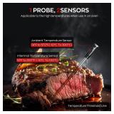 Smart Wireless Meat Thermometer with Dual Probes, Bluetooth & WiFi Combo, High Precision & Fast Response for BBQ, Grill, Smoker, Oven, Air Fryer Smart Wireless Meat Thermometer with Dual Probes, Bluetooth & WiFi Combo, High Precision & Fast Response for BBQ, Grill, Smoker, Oven, Air Fryer