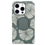 OtterBox iPhone 15 Pro (Only) OtterGrip Symmetry Series Case - Island Getaway (Green), Built-in Grip, Sleek case, Snaps to MagSafe, Raised Edges Protect Camera & Screen OtterBox iPhone 15 Pro (Only) OtterGrip Symmetry Series Case - Island Getaway (Green), Built-in Grip, Sleek case, Snaps to MagSafe, Raised Edges Protect Camera & Screen