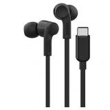 Belkin SoundForm Wired Earbuds with USB-C Connector in-Ear Earphones w/Microphone - Headphones for iPhone 16 iPad Mini Galaxy S24 Android Nintendo Switch 2 & More - Black Belkin SoundForm Wired Earbuds with USB-C Connector in-Ear Earphones w/Microphone - Headphones for iPhone 16 iPad Mini Galaxy S24 Android Nintendo Switch 2 & More - Black