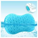 Sunlit Bath Jello Gel Bath Pillows, Lumbar Pillow for Bathtub, Back Support Pillow, Gel Pillow with Non-Slip Suction Cups for Lumbar, Back Rest Support, Fits Curved or Straight Back Tubs, Aqua Sunlit Bath Jello Gel Bath Pillows, Lumbar Pillow for Bathtub, Back Support Pillow, Gel Pillow with Non-Slip Suction Cups for Lumbar, Back Rest Support, Fits Curved or Straight Back Tubs, Aqua