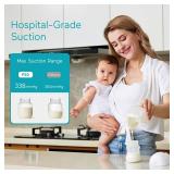Paruu P10 Hands-Free Breast Pump Wearable, 338mmHg Strong Suction, Low Noise, 4 Modes & 9 Levels, Electric Breast Pump Portable, Smart Display, 19/21/24/28mm Insert/Flange, 2 Pack (White) Paruu P10 Hands-Free Breast Pump Wearable, 338mmHg Strong Suction, Low Noise, 4 Modes & 9 Levels, Electric Breast Pump Portable, Smart Display, 19/21/24/28mm Insert/Flange, 2 Pack (White)