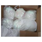 6 Pcs 4\' Large Ball Ornaments for Christmas Trees Pipa Iridescent White Shatterproof Hanging Glitter Sequin Balls Ornaments for Xmas Trees Holiday Party Wedding Home Decor 6 Pcs 4\' Large Ball Ornaments for Christmas Trees Pipa Iridescent White Shatterproof Hanging Glitter Sequin Balls Ornaments for Xmas Trees Holiday Party Wedding Home Decor