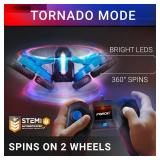 Force1 Tornado Blue LED Remote Control Car for Kids- Double Sided Driving Fast RC Cars 360 Flips, Outdoor 4WD Off Road Stunt RC Car, All Terrain Tires, RC Crawler Rechargeable Battery, 2.4GHz Remote Force1 Tornado Blue LED Remote Control Car for Kids- Double Sided Driving Fast RC Cars 360 Flips, Outdoor 4WD Off Road Stunt RC Car, All Terrain Tires, RC Crawler Rechargeable Battery, 2.4GHz Remote