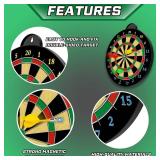 Dart Board - 12pcs Magnetic Darts - Excellent Indoor Game and Party Games - Gifts for 5 6 7 8 9 10 11 12 Year Old Boy Kids Dart Board - 12pcs Magnetic Darts - Excellent Indoor Game and Party Games - Gifts for 5 6 7 8 9 10 11 12 Year Old Boy Kids