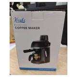 XIXUBX Coffee Machine, 3.5 Bar Espresso & Cappuccino Machine with Steam Wand, Compact Design Coffee Maker for Latte, Safety Lock & Tritan Cups, 800w, Black XIXUBX Coffee Machine, 3.5 Bar Espresso & Cappuccino Machine with Steam Wand, Compact Design Coffee Maker for Latte, Safety Lock & Tritan Cups, 800w, Black