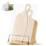 Bamboo Cookbook Stand for Your Kitchen Counter, Adjustment Recipe Book Holder with Acrylic Splashe Guard, 11.8X 7.8X 2.3 inch (30x 20x 6cm) Bamboo Cookbook Stand for Your Kitchen Counter, Adjustment Recipe Book Holder with Acrylic Splashe Guard, 11.8X 7.8X 2.3 inch (30x 20x 6cm)
