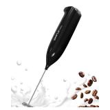 SIMPLETaste Milk Frother Handheld Battery Operated Electric Foam Maker, Black Drink Mixer with Stainless Steel Whisk for Cappuccino, Bulletproof Coffee, Latte SIMPLETaste Milk Frother Handheld Battery Operated Electric Foam Maker, Black Drink Mixer with Stainless Steel Whisk for Cappuccino, Bulletproof Coffee, Latte
