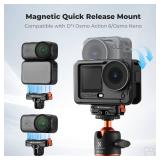 K&F Concept Magnetic Quick Release Adapter Mount Compatible with DJI Osmo Nano/Osmo Action 6, Expansion Stand with 1/4 Screw Hole/Foldable Connector/Quick-Release Buckle, Action Camera Accessories K&F Concept Magnetic Quick Release Adapter Mount Compatible with DJI Osmo Nano/Osmo Action 6, Expansion Stand with 1/4 Screw Hole/Foldable Connector/Quick-Release Buckle, Action Camera Accessories