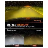 SEALIGHT 9006 LED Fog Light Bulbs Yellow, 600% Brightness 9006 HB4 LED Fog Light, 3000K Amber Strong Penetration 9006 Fog Light Led Bulb Yellow Replacement for Cars,Trucks(Pack of 2) SEALIGHT 9006 LED Fog Light Bulbs Yellow, 600% Brightness 9006 HB4 LED Fog Light, 3000K Amber Strong Penetration 9006 Fog Light Led Bulb Yellow Replacement for Cars,Trucks(Pack of 2)