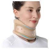 Velpeau Neck Brace for Neck Pain and Support - Soft Cervical Collar for Sleeping, Snoozing, Sleeping Upright, Anti-Snoring, Sleep Apnea for Women & Men (Khaki, Dual-purpose Version, L: 14-16.5\'/3.3\' Velpeau Neck Brace for Neck Pain and Support - Soft Cervical Collar for Sleeping, Snoozing, Sleeping Upright, Anti-Snoring, Sleep Apnea for Women & Men (Khaki, Dual-purpose Version, L: 14-16.5\'/3.3\'