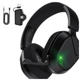 Gvyugke Wireless Gaming Headset for Xbox Series X/S, Xbox One, PS5, PC, Mac, Bluetooth 6.0 Gaming Headphones with Flip-to-Mute Noise-Canceling Mic, Foldable, 3D Surround Sound, 45H Battery - Black Gvyugke Wireless Gaming Headset for Xbox Series X/S, Xbox One, PS5, PC, Mac, Bluetooth 6.0 Gaming Headphones with Flip-to-Mute Noise-Canceling Mic, Foldable, 3D Surround Sound, 45H Battery - Black