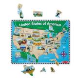 Melissa & Doug USA Map Wooden Puzzle (45 pcs) Melissa & Doug USA Map Wooden Puzzle (45 pcs)