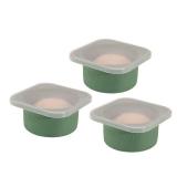 KEVJES 500ml Individual Pizza Dough Proofing Container with Airtight Lid â Ideal for Neapolitan Pizza Dough Cold Fermentation, Food Grade Silicone, Freezer & Dishwasher Safe â 3 Pack (Green) KEVJES 500ml Individual Pizza Dough Proofing Container with Airtight Lid â Ideal for Neapolitan Pizza Dough Cold Fermentation, Food Grade Silicone, Freezer & Dishwasher Safe â 3 Pack (Green)