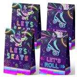 Outego 24 Roller Skating Goodie Bags for Glow Party Birthday, Skate Favor, Neon Party Supplies Outego 24 Roller Skating Goodie Bags for Glow Party Birthday, Skate Favor, Neon Party Supplies