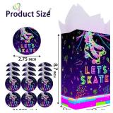 Outego 24 Roller Skating Goodie Bags for Glow Party Birthday, Skate Favor, Neon Party Supplies Outego 24 Roller Skating Goodie Bags for Glow Party Birthday, Skate Favor, Neon Party Supplies