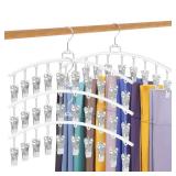 4 Pack Legging Organizer for Closet, Ginyoyo Metal Gym Clothes Organizer w/40 Clips Holds 40 Leggings, Hangers Space Saving, Closet Organizers and Storage, Room Organization Essentials, White 4 Pack Legging Organizer for Closet, Ginyoyo Metal Gym Clothes Organizer w/40 Clips Holds 40 Leggings, Hangers Space Saving, Closet Organizers and Storage, Room Organization Essentials, White