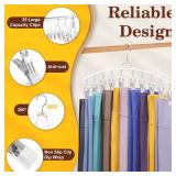 4 Pack Legging Organizer for Closet, Ginyoyo Metal Gym Clothes Organizer w/40 Clips Holds 40 Leggings, Hangers Space Saving, Closet Organizers and Storage, Room Organization Essentials, White 4 Pack Legging Organizer for Closet, Ginyoyo Metal Gym Clothes Organizer w/40 Clips Holds 40 Leggings, Hangers Space Saving, Closet Organizers and Storage, Room Organization Essentials, White