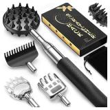 TUKUOS Telescoping Back Scratcher with 5 Detachable Scratching Heads, Valentines Day Gifts for Him Men, Anniversary Birthday Gifts for Men Women Back Scratcher for Men/Dad/Women/Adults TUKUOS Telescoping Back Scratcher with 5 Detachable Scratching Heads, Valentines Day Gifts for Him Men, Anniversary Birthday Gifts for Men Women Back Scratcher for Men/Dad/Women/Adults