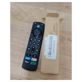 Replacement Voice Remote Control Compatible with Fire Smart TVs (Stick/4K/4K Max),for TVs Cube, Fire-FCL Stick HD/Lite & Smart TV (3rd Gen), and All Insignia-Toshiba-Pioneer-Omni QLED FireSeries Replacement Voice Remote Control Compatible with Fire Smart TVs (Stick/4K/4K Max),for TVs Cube, Fire-FCL Stick HD/Lite & Smart TV (3rd Gen), and All Insignia-Toshiba-Pioneer-Omni QLED FireSeries
