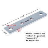 heneng 9 Pcs 4 Hole Flat Plate Fitting for 1-5/8\' Strut Channel, Splice Plate Connector Bracket, 3/16\' Thick heneng 9 Pcs 4 Hole Flat Plate Fitting for 1-5/8\' Strut Channel, Splice Plate Connector Bracket, 3/16\' Thick