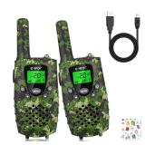 E-WOR Walkie Talkies for Kids, 2Pack 4 Miles Long Range Rechargeable Walkie Talkies 22 Channels with Flashlight Adventure Toys for 3 4 5 6 7 8 9 10 11 12 Year Old Boys Girls, Funny Gifts for Christmas E-WOR Walkie Talkies for Kids, 2Pack 4 Miles Long Range Rechargeable Walkie Talkies 22 Channels with Flashlight Adventure Toys for 3 4 5 6 7 8 9 10 11 12 Year Old Boys Girls, Funny Gifts for Christmas