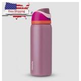 Owala 32oz Insulated Water Bottle with Straw Burgundy and pink Owala 32oz Insulated Water Bottle with Straw Burgundy and pink