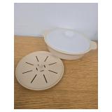 Microwave Silicone Steamer for Baby Food, Oven & Dishwasher Safe