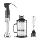 Breville Control Grip Immersion Blender: 15-Speed Handheld Mixer, Stainless Steel, Dishwasher-Safe Parts, 280W, Model BSB510XL - Retail: $65
