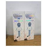 2 Count of Wireless Bluetooth Karaoke Microphone with LED Controls