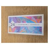 GenCrafts Premium Watercolor Palette  Set of 24 Classic Colors