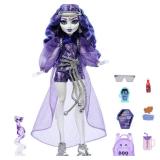 Monster High 12.7' Spectra Vondergeist Fashion Doll Purple Hair/Blue Eyes with Pet Ferret Rhuen and Accessories