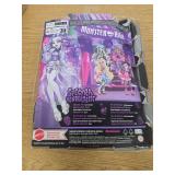 Monster High 12.7' Spectra Vondergeist Fashion Doll Purple Hair/Blue Eyes with Pet Ferret Rhuen and Accessories