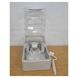 Stainless Steel Pet Water Feeder: 8L Large Gravity Waterer, Less Refills for Busy Owners - Leak-Proof Auto Refill - Anti-Tip Base - No Filter - for 20-35 LB Dogs