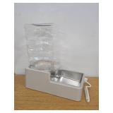 Stainless Steel Pet Water Feeder: 8L Large Gravity Waterer, Less Refills for Busy Owners - Leak-Proof Auto Refill - Anti-Tip Base - No Filter - for 20-35 LB Dogs