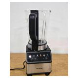 Blender with 51oz Glass Pitcher, Grinder & To-Go Cup Combo, 10 Speeds Digital Touchscreen Blender for Smoothies, Shake, Crush Ice, Dishwasher Safe (DOES NOT WORK, MISSING LID) - Retail: $120