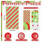 Lime Green 4 Pcs Large Christmas Bath Towels for Bathroom 28' x 16'