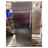 24 in. 11 cu. ft. Convertible Auto Defrost Garage Ready Upright Freezer/Refrigerator in Stainless Steel, Energy Star - Retail: $499